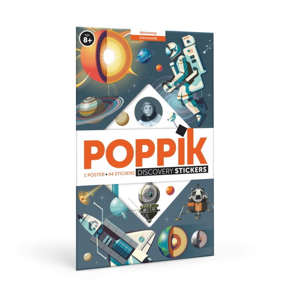 Poppik Stickerposter - Astronomie (8-12 Jahre)
