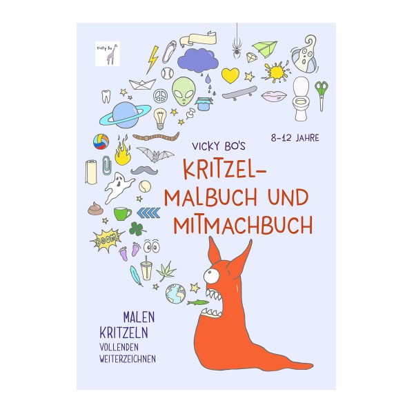 Kritzel-Malbuch & Mitmachbuch 8-12 Jahre