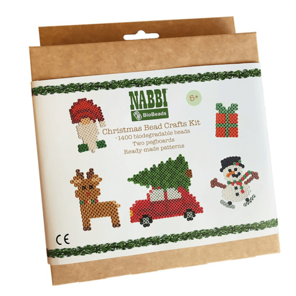 Nabbi Bio Bügelperlen Set Santa Car Kit