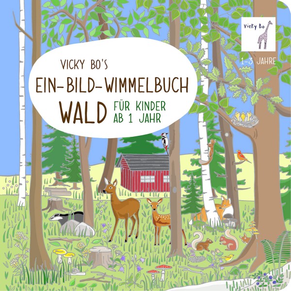 Ein-Bild-Wimmelbuch Wald ab 1 Jahr