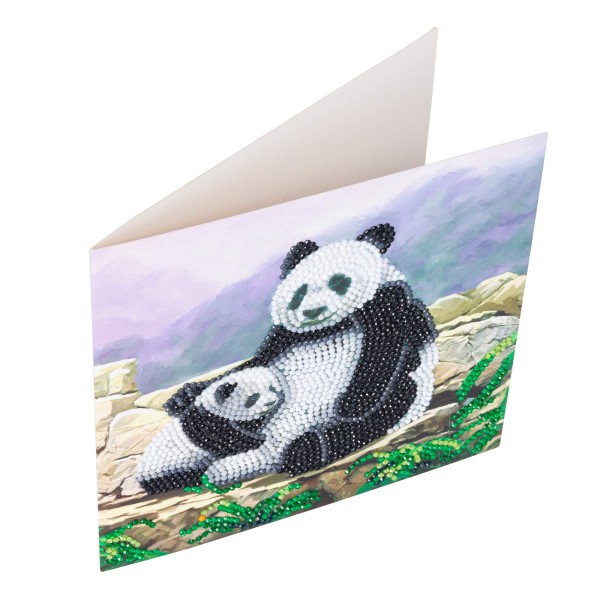 Crystal Art Karte "Panda"