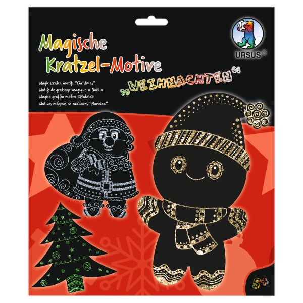 Magische Kratzel-Motive "Weihnachten"
