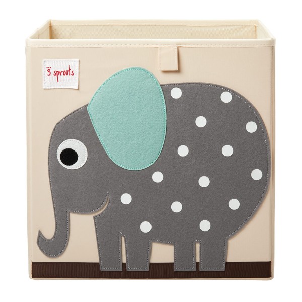 Aufbewahrungsbox fürs Kinderzimmer - Motiv: Elefant